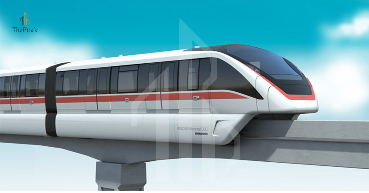 قطار المونوريل العاصمة الإدارية الجديدة | THE PEAK PROPERTIES