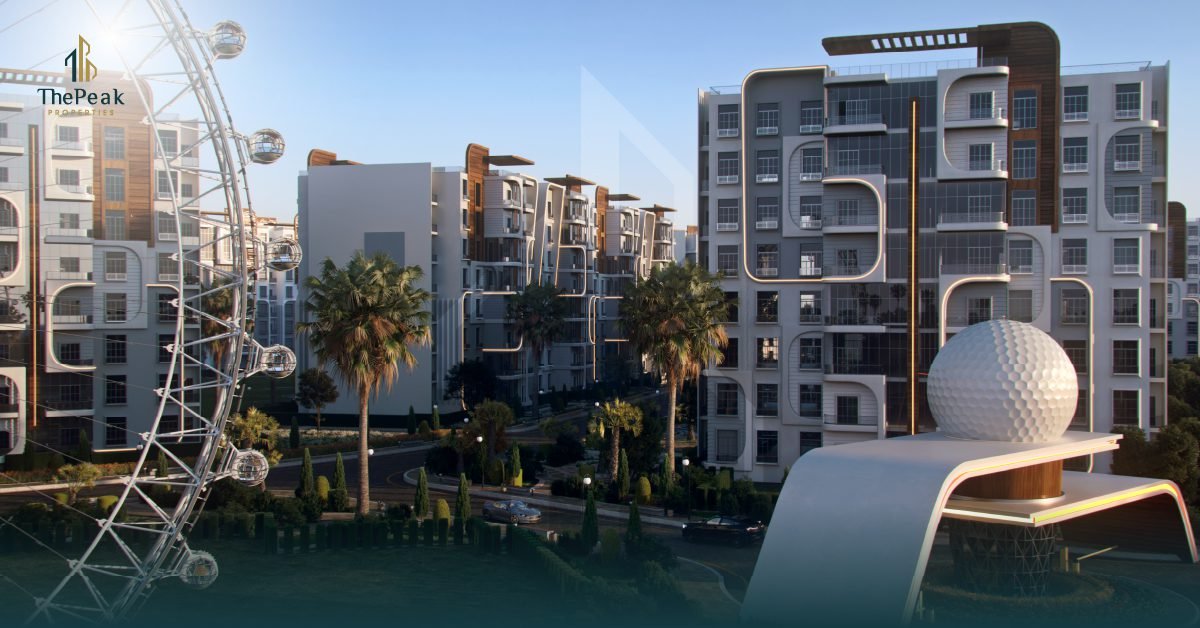 شقة للبيع بالعاصمة الإدارية الجديدة مساحة 155متر في كمبوند  suli golf residence | THE PEAK PROPERTIES