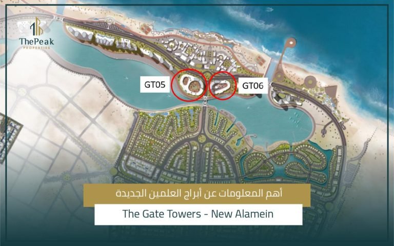 مشروع ذا جيت تاورز العلمين الجديدة The Gate Towers Alamein