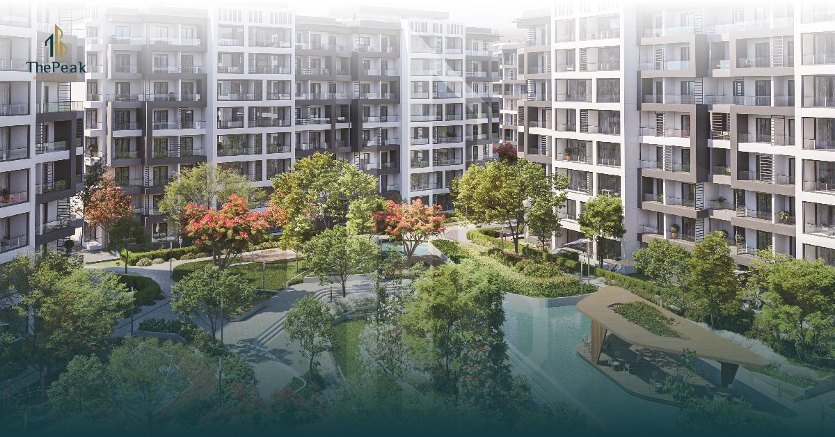 شقة للبيع بالعاصمة الإدارية الجديدة مساحة 154متر في كمبوند The City Compound | THE PEAK PROPERTIES