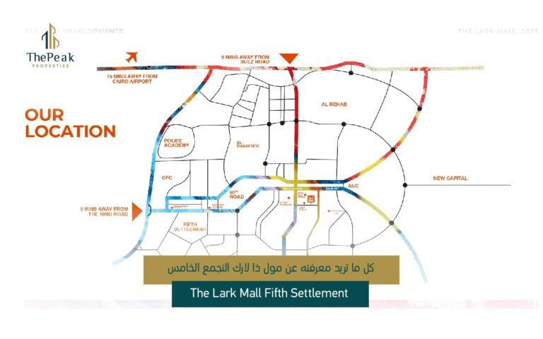 مشروع ذا لارك مول التجمع الخامس The lark Mall Fifth Settlement