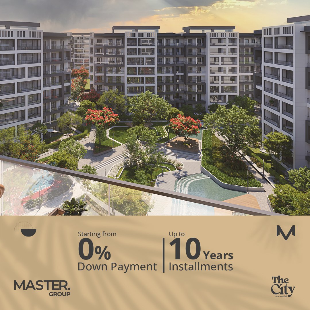 شقة للبيع بالعاصمة الإدارية الجديدة مساحة 204 متر في كمبوند Cityoval New Capital | THE PEAK PROPERTIES