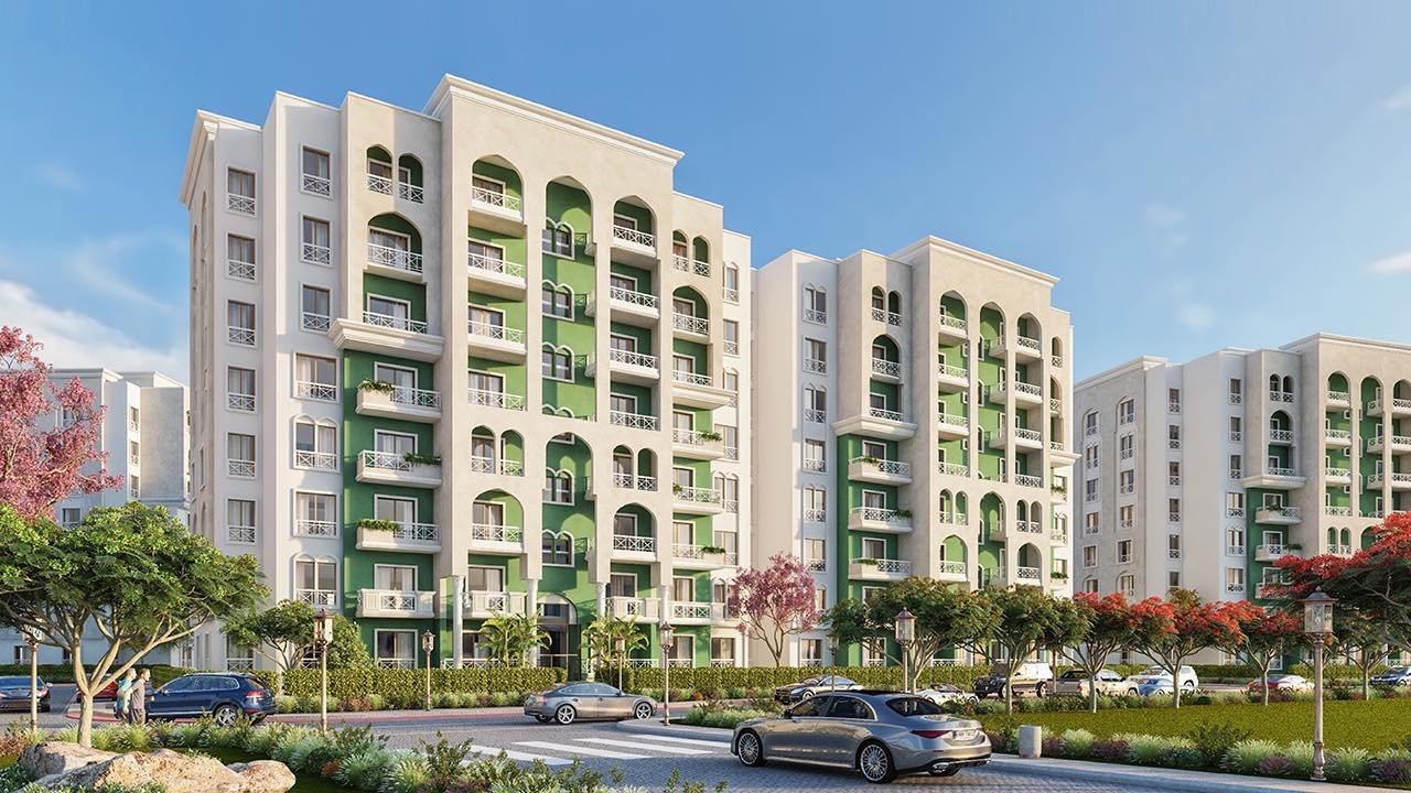 شقة للبيع بالعاصمة الإدارية الجديدة مساحة 182 متر في كمبوند لافيردي | THE PEAK PROPERTIES