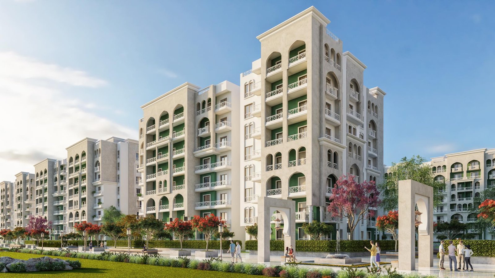New Garden City شقة للبيع بالعاصمة الإدارية الجديدة مساحة 205متر في كمبوند | THE PEAK PROPERTIES