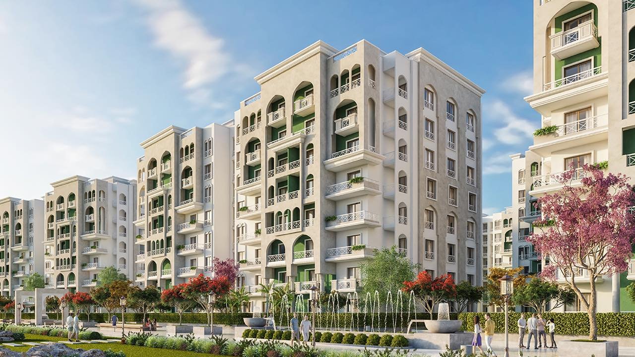 شقة للبيع بالعاصمة الإدارية الجديدة مساحة 245 متر في كمبوند لافيردي | THE PEAK PROPERTIES