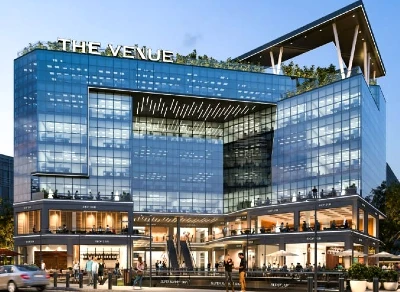 عيادة للبيع بالتقسيط في التجمع الخامس مساحة 49 متر بمقدم 20 % و تقسيط يصل إلي 5 سنوات في مشروع The venue Mall | THE PEAK PROPERTIES