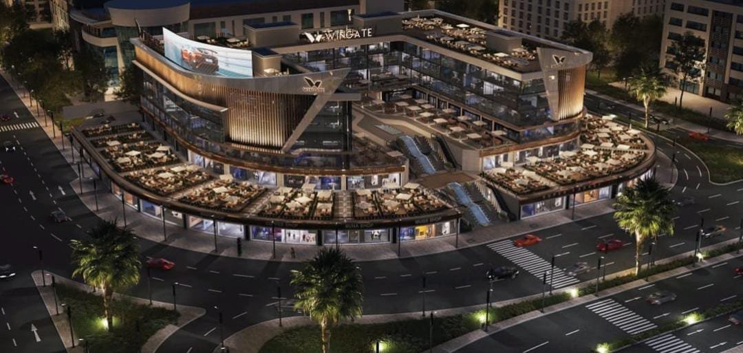 محل للبيع بالتقسيط في التجمع الخامس مساحة 150 متر بمقدم 20 % و تقسيط يصل إلي 5 سنين في مشروع WINGATE Mall New Cairo | THE PEAK PROPERTIES