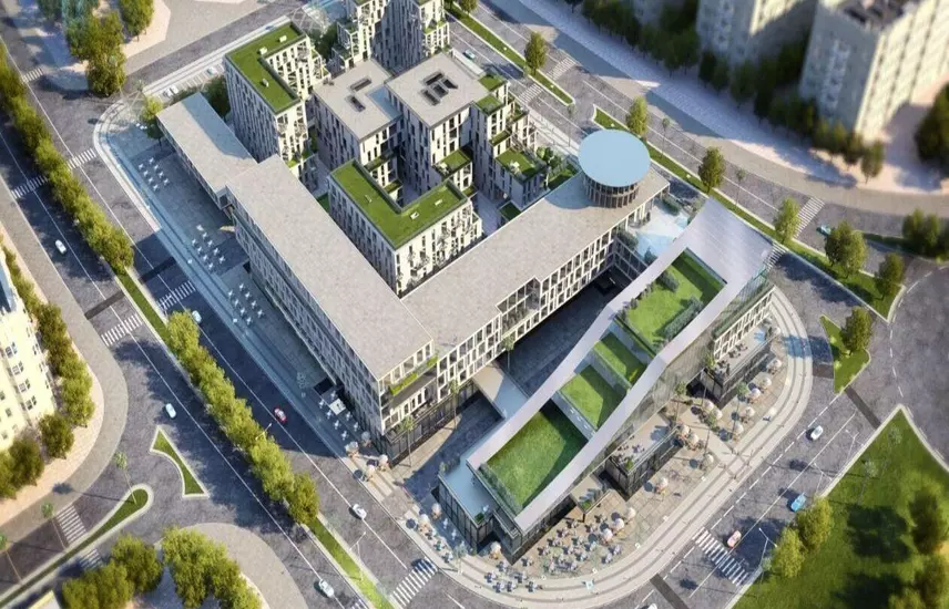 مكتب للبيع بالتقسيط في الشيخ زايد مساحة 39 متر مقدم 10% وتقسيط يصل الي8 سنوات في كمبوند سكاي رامب | THE PEAK PROPERTIES