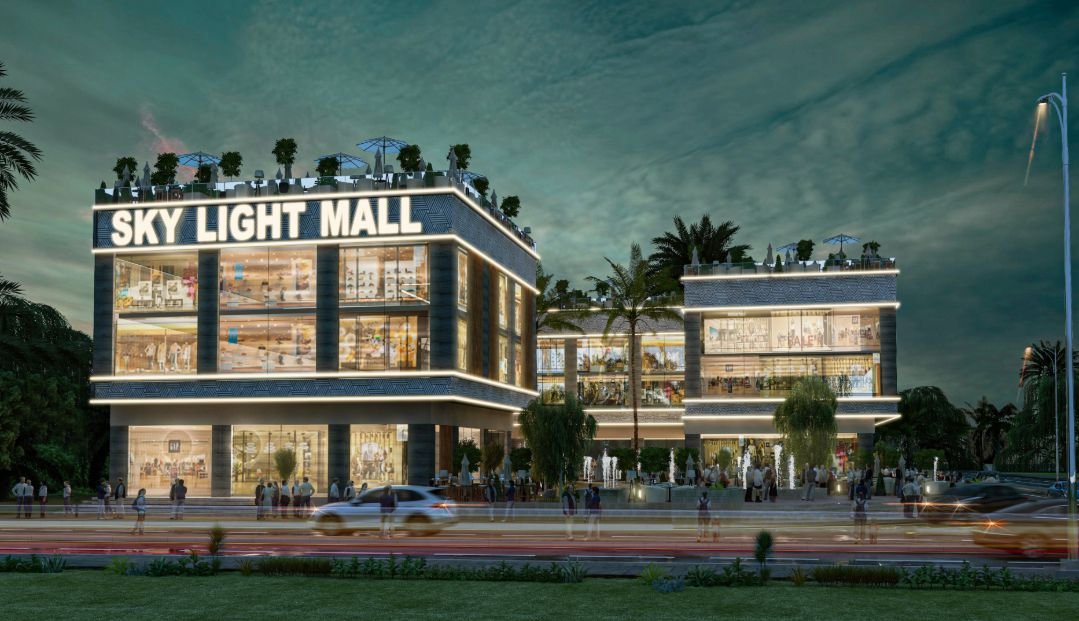 محل للبيع بالتقسيط في العاصمة الإدارية مساحة 44 متر  بمقدم 15% وتقسيط يصل إلي 6 سنوات في مشروع Mall Sky Light New Capital | THE PEAK PROPERTIES